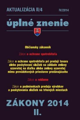 Zákony 2014 II. aktualizácia II 4 - Občiansky zákonník