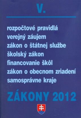 Zákony 2012 V