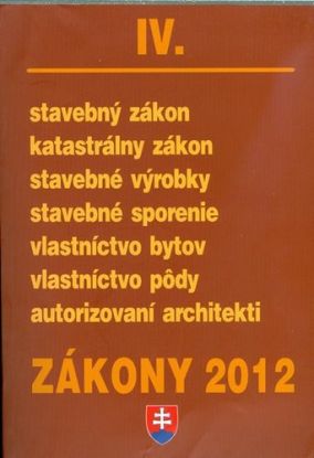 Zákony 2012 IV