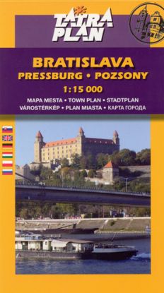 Bratislava 1:15 000 - mapa mesta