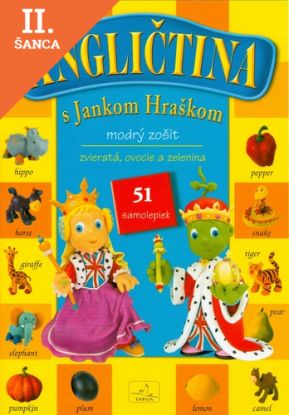 Lacná kniha Angličtina s Jankom Hráškom modrý zošit
