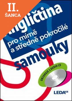 Lacná kniha Angličtina pro mírně a středně pokročilé samouky + 2xCD