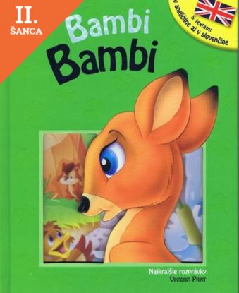 Lacná kniha Bambi - dvojjazyčná