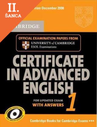 Lacná kniha Cambridge Certificate in Advanced English 1