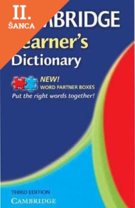 Lacná kniha Cambridge Learner´s Dictionary 3rd Edition
