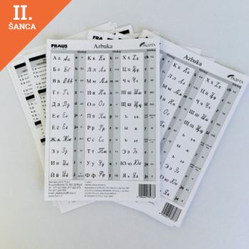 Lacná kniha Azbuka sada 20 kartiček