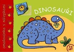 Dinosauři - omalovánka s nálepkami