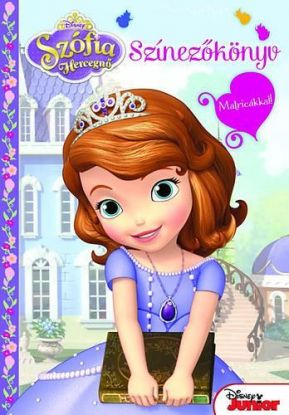 Disney-Szófia hercegnő-színezőkönyv matricákkal