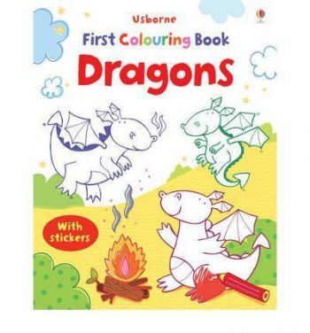 First Colouring Book Dragons