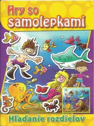 Hry so samolepkami - Hľadanie rozdielov