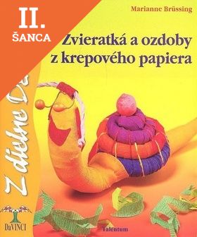 Lacná kniha DaVinci 5 Zvieratká a ozdoby z krepového papiera
