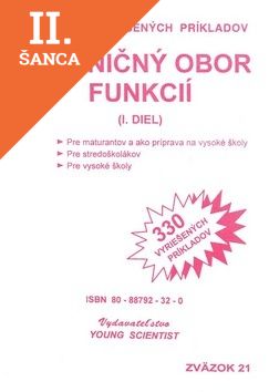 Lacná kniha Definičný obor funkcií I.diel zväzok21