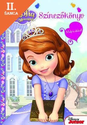 Lacná kniha Disney-Szófia hercegnő-színezőkönyv matricákkal