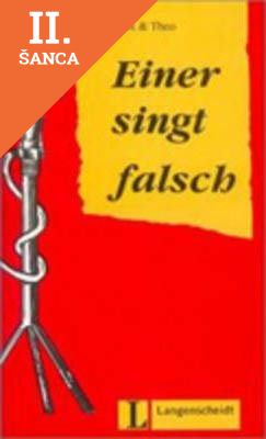 Lacná kniha Einer singt falsch - Langenscheidt Lekturen 2