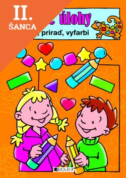 Lacná kniha Farebné úlohy (oranžová)