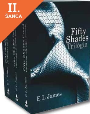 Lacná kniha Fifty Shades Trilógia: Päťdesiat odtieňov box 1-3
