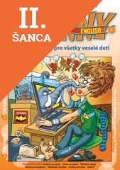 Lacná kniha FUNNY English - orange