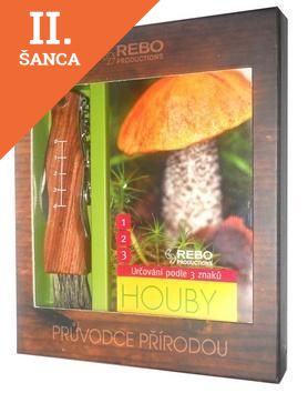 Lacná kniha Houby + nožík