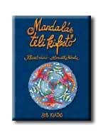 Mandalás téli kifestő -- Vízfestékkel színezhető