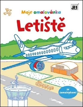 Moje omalovánka s vodovkami Letiště