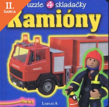 Lacná kniha Kamióny - puzzle leporelo