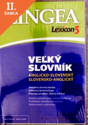 Lacná audiokniha Lingea Lexicon5 anglický/veľký slovník