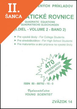 Lacná kniha Kvadratické rovnice II.diel zväzok14