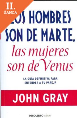 Lacná kniha Los hombres son de Marte, las mujeres son de Venus