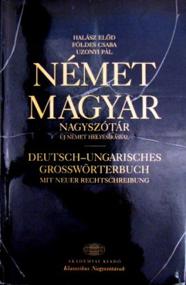 Német-magyar klasszikus nagyszótár