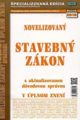 Novelizovaný stavebný zákon 1/15