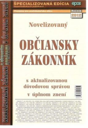 NZ Občiansky zákonník 8 2012