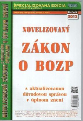 NZ o BOZP  2013