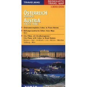 Österreich - Südtirol 1:300 000 Travel Map
