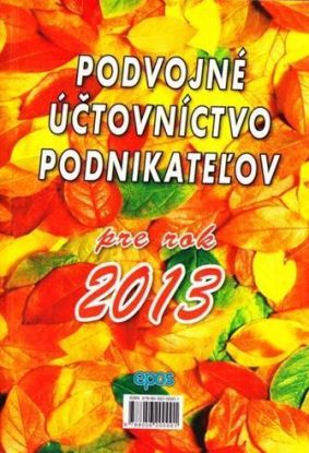 Podvojné účtovníctvo podnikateľov pre rok 2013