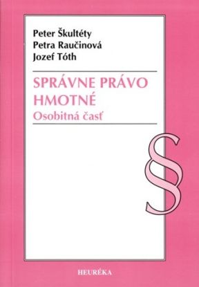 Správne právo hmotné-Osobitná časť