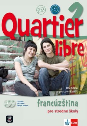 Quartier libre 2 - učebnica + pracovný zošit + CD + DVD + časopis
