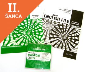Lacná kniha New English File intermediet WB/ key+CD-ROM pack