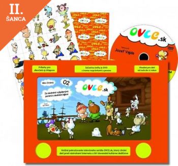 Lacná kniha OVCE.sk 02 Za siedmimi vyšpúlenými perami a siedmimi lajkmi + pexeso + DVD