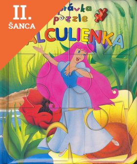 Lacná kniha Palculienka-rozprávka s puzzle