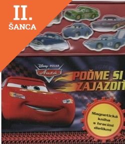Lacná kniha Poďme si zajazdiť - Magnetická kniha s hracími dielikmi