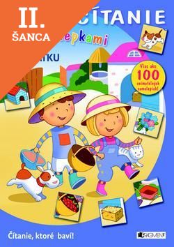 Lacná kniha Prvé čítanie so samolepkami - Na statku