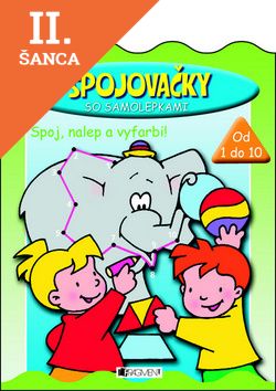 Lacná kniha Spojovačky so samolepkami (zelená)