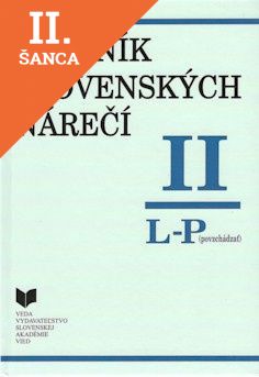 Lacná kniha Slovník slovenských nárečí II L - P