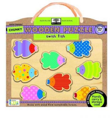 Swish fish Wooden Puzzle