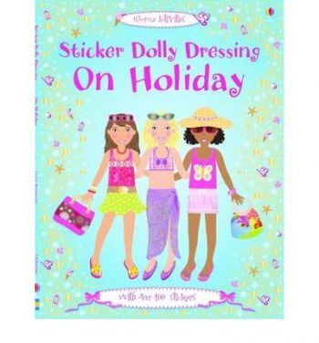 Sticker Dolly Dressing On Holiday