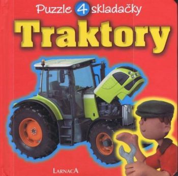 Traktory - puzzle leporelo