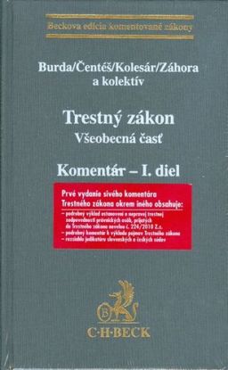 Trestný zákon - Komentár I. diel