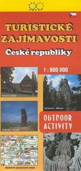 Turistické zajímavosti České republiky 1:800 000
