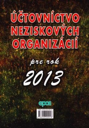 Účtovníctvo neziskových organizácií pre rok 2013