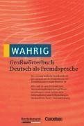 Wahrig-Grossworterbuch DaF 2008